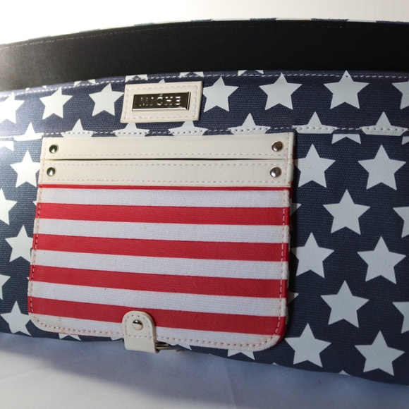 NEW Miche Betsy Classic (Shell ONLY) Stars and Stripes American USA Purse Bag - Picture 3 of 5